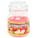 PAKO-IF Strawberry Candle in Glass