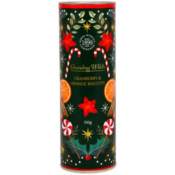 Печиво Grandma Wild's з журавлиною та апельсином 150г