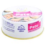 Продукт з ікри тріски Водний Світ Pate з копченим лососем 80г