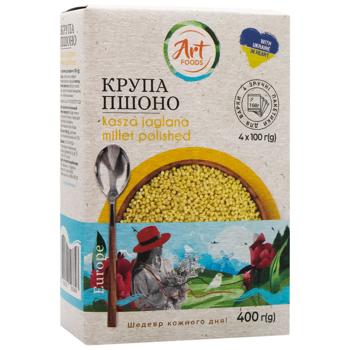 Art Foods Polished Millet 4*100g - buy, prices for COSMOS - photo 1