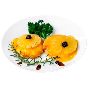 Відбивна куряча з ананасом