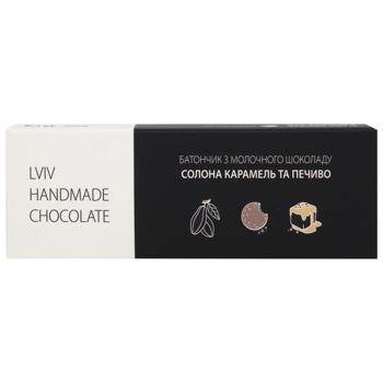 Батончик ЛМШ 48 г мол. шок. з солоною карамеллю та печивом - купить, цены на КОСМОС - фото 2