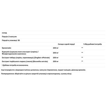 Комплекс от ушибов и травм Thorne Research Phytoprofen 60 капсул - купить, цены на Biotus - фото 2