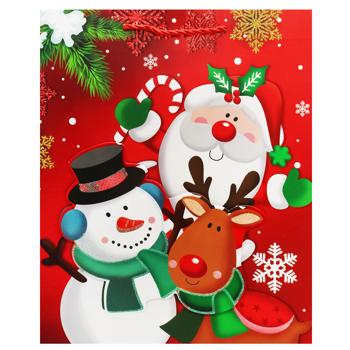 Пакет подарочный Greenwich 32х26х10см в ассортименте - купить, цены на NOVUS - фото 4