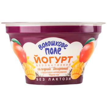 Йогурт Волошкове Поле Десертный Манго-Чия без лактозы 2,8% 140г - купить, цены на Чудо Маркет - фото 1
