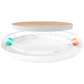 Когтеточка Petkit Fun Cat Scratcher 4 in 1 с мячиками 44х44х7,1см - купить, цены на - фото 3