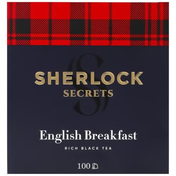 Чай черный Sherlock Secrets English Breakfast 2г*100шт - купить, цены на Auchan - фото 2