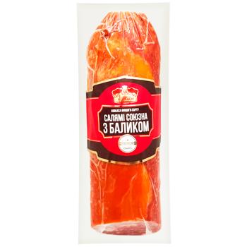 Люботин Ковбаса Салямі Союзна з баликом н/к в/г (ваг) - купить, цены на Восторг - фото 1