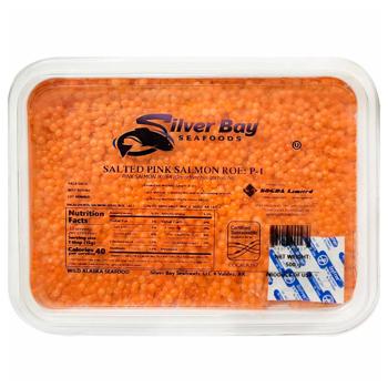 Ікра горбуші Silver Bay солона свіжоморожена 500г - купити, ціни на METRO - фото 1