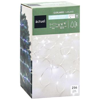 Гирлянда Actuel Роса 100LED белый 9 программ 14,9м - купить, цены на Auchan - фото 3