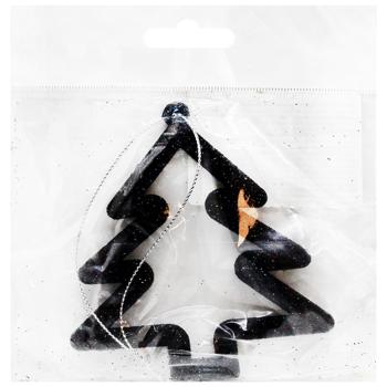 Прикраса новорічна підвіс Ялинка 9*9 см - купити, ціни на МегаМаркет - фото 2