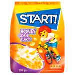 Start! Glazed Honey Corn Flakes Dry Breakfast 700g