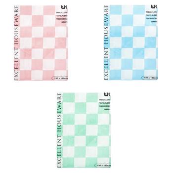 Скатертина Excellent Houseware Квадрати 130х180см - купити, ціни на NOVUS - фото 1