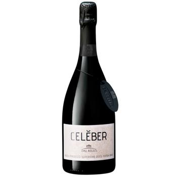 Вино игристое Dal Bello Celeber Asolo Prosecco Superiore белое брют 11,5% 0,75л - купить, цены на WINETIME - фото 1