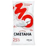 Сметана Молочний Острів 25% 200г
