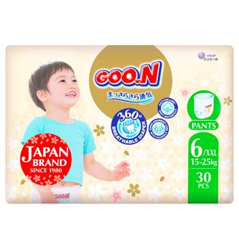Goo.N Premium Soft Diapers-Panties 6 15-25kg 30pcs
