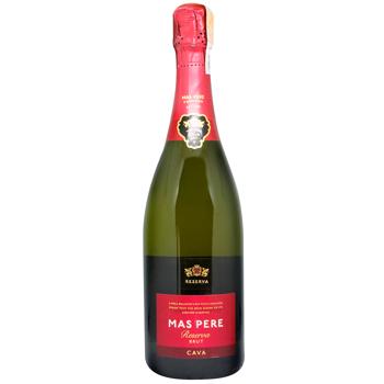 Mas Pere Reserva White Brut Sparkling Wine 11.5% 0.75l