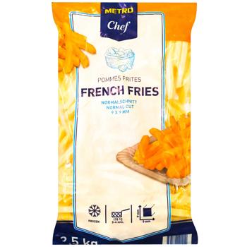Картофель фри Metro Chef замороженный 9х9мм 2,5кг - купить, цены на METRO - фото 1