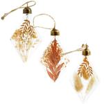 Підвіска Actuel Сухоцвіт скло 9.5 см в асортименті