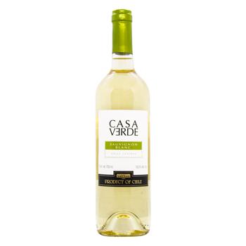 Casa Verde Sauvignon Blanc White Dry Wine 12% 0.75l