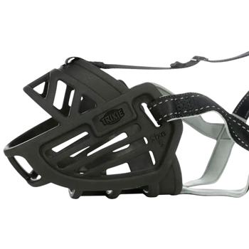 Намордник Trixie Muzzle Flex силиконовый L-XL 30см черный - купить, цены на MasterZoo - фото 3