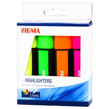 Sigma Highlighters 4pcs