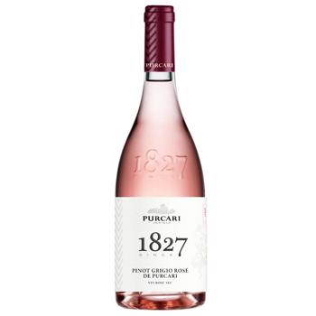 Вино Purcari Pinot Grigio розовое сухое 13,5% 0,75л - купить, цены на КОСМОС - фото 1
