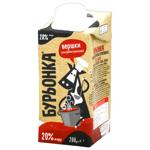 Сливки Бурьонка жидкие ультрапастеризованные 20% 200г