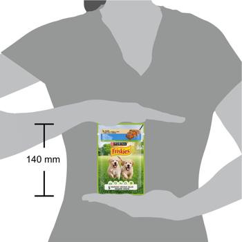 Корм вологий Friskies Junior з куркою та морквою для цуценят 100г - купити, ціни на MasterZoo - фото 3