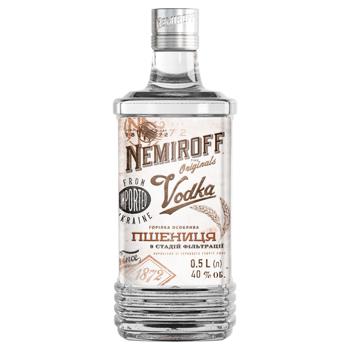 Nemiroff Wheat Ukrainian Special Vodka 40% 0.5l - buy, prices for MegaMarket - photo 1