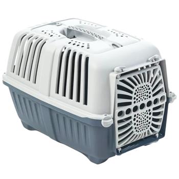 MPS Pratiko 1 Carrying Container for Dogs and Cats Up to 10kg 48x31.5x33cm Dark Blue - buy, prices for MasterZoo - photo 1