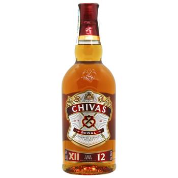 Chivas Regal 12yo Whisky 40% 0.7l - buy, prices for COSMOS - photo 1