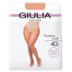 Колготи жіночі Giulia Positive Look 40 Den р.7 Caramel