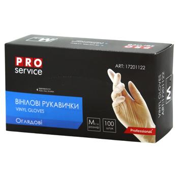 Перчатки осмотровые Pro Service Professional виниловые М 100шт - купить, цены на Biotus - фото 1