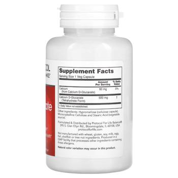 Protocol for Life Balance Calcium D-Glucarate 500mg 90 capsules - buy, prices for Biotus - photo 2