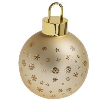 Куля ялинкова з підсвічуванням золота 150*185мм - купити, ціни на КОСМОС - фото 1