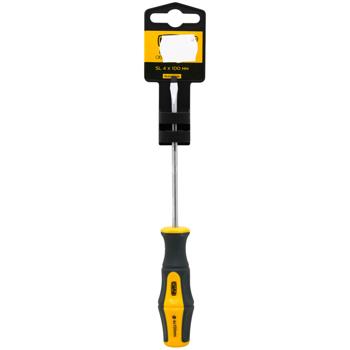 Syla Zvychky CrV Standard Rubberized Screwdriver SL4 - buy, prices for ULTRAMARKET - photo 1
