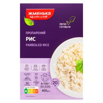 Zhmenka Long-grain Parboiled Polished Rice in Bags 400g - buy, prices for COSMOS - photo 2