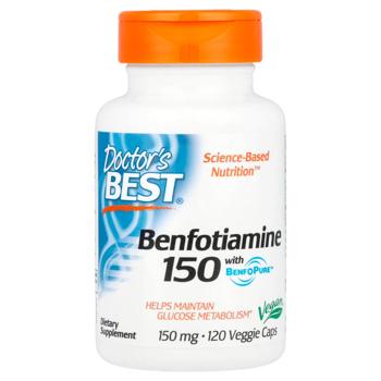 Doctor's Best BenfoPure Benfotiamine 150mg 120 capsules - buy, prices for Biotus - photo 1