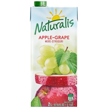 Нектар Naturalis яблочно-виноградный 2л - купить, цены на Таврия В - фото 2