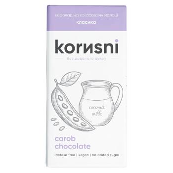 Шоколад Korиsni молочний Класичний 85г - купить, цены на Grono - фото 1