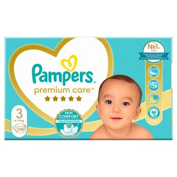 Pampers Premium Care Diapers Size 3 6-10kg 120pcs - buy, prices for - photo 5