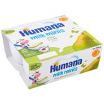 Продукт кисломолочный Humana Milk Minis с грушей с 8 месяцев 4шт*100г.