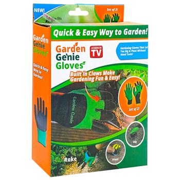 Перчатки для сада с когтями 17319-1 - купить, цены на Чудо Маркет - фото 3