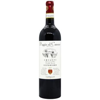 Poggio al Casone Chianti Superiore Red Dry Wine 12.5% 0.75l - buy, prices for - photo 1