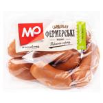 Сардельки Фермерські варені 1г газ, кг (ХМР)