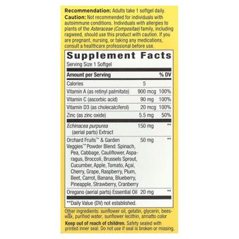 Nature's Way, Alive! Immune Health, 30 Softgels - купить, цены на Biotus - фото 3