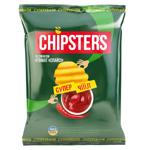 Chipster's Spicy Tomato Flavored Wavy Potato Chips 95g