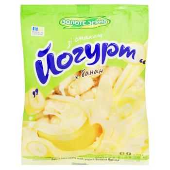 Zolote Zerno Banana-Yogurt Corn Sticks 60g