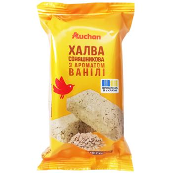 Auchan Vanilla Sunflower Halva 210g